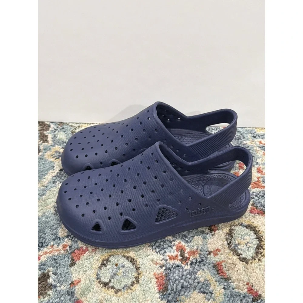 Totes Everywear Clogs Kids Size 13-1 Navy Blue Sol Bounce Slip On EUC